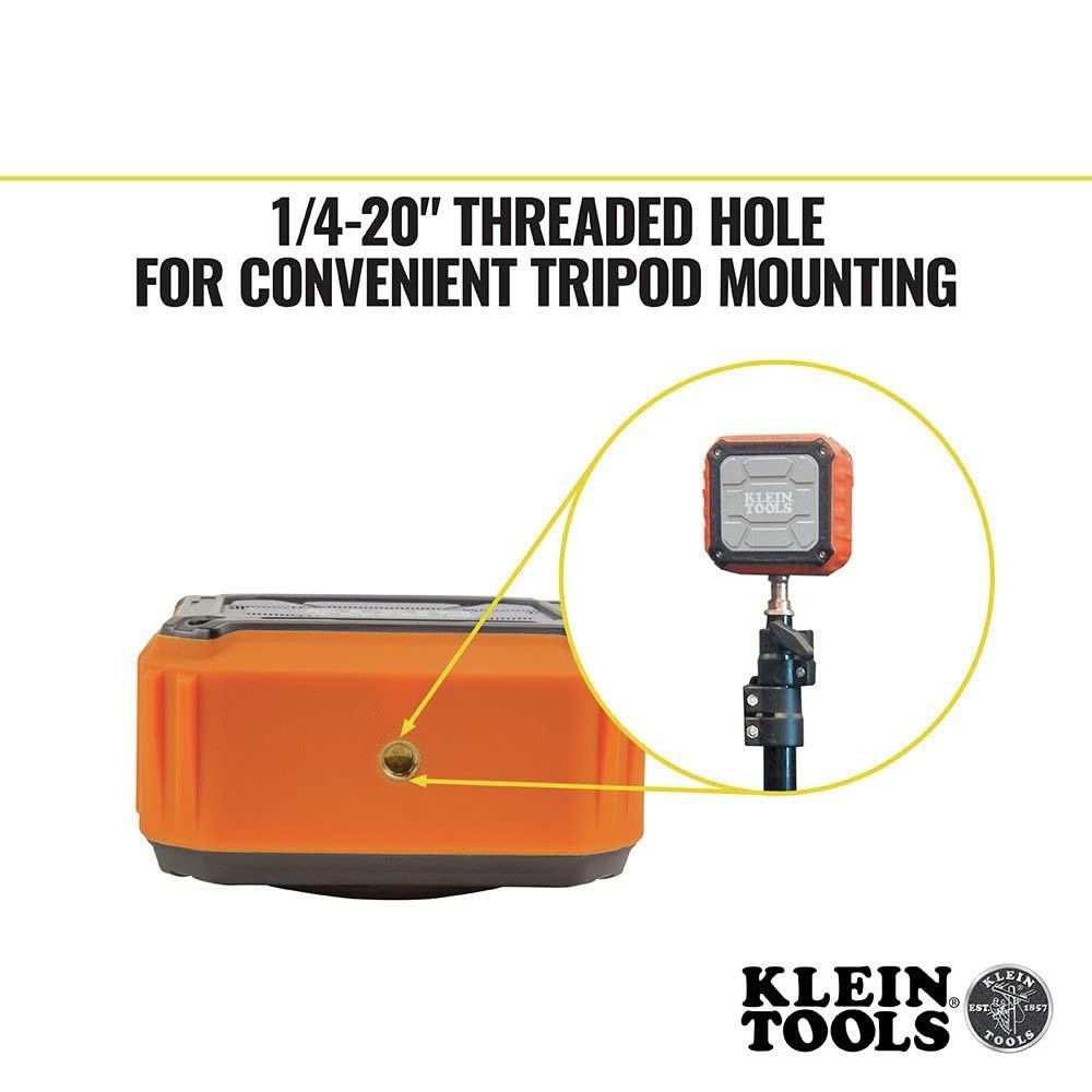 Klein Tools AEPJS1 Bluetooth Speaker, Wireless 1 Pack, Orange, Black, Gray