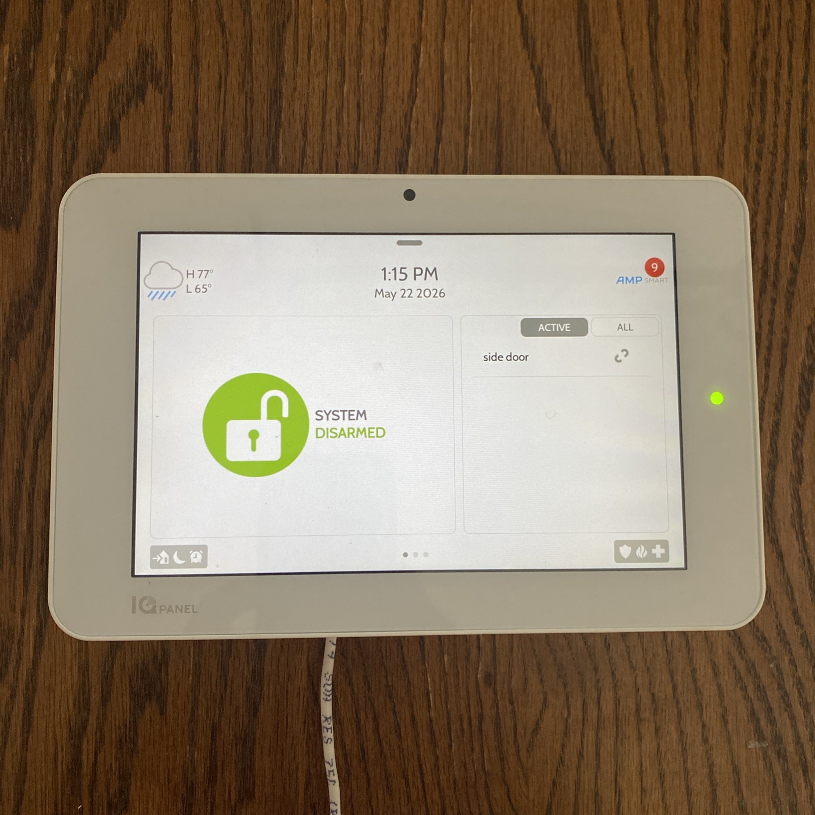 Qolsys IQ Panel 2 Sold As Is For Part Or Repair