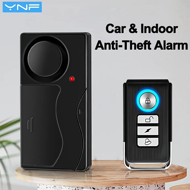 110dB Wireless Vibration Anti-Theft Alarm Remote for Motorcycle Bicycle Car