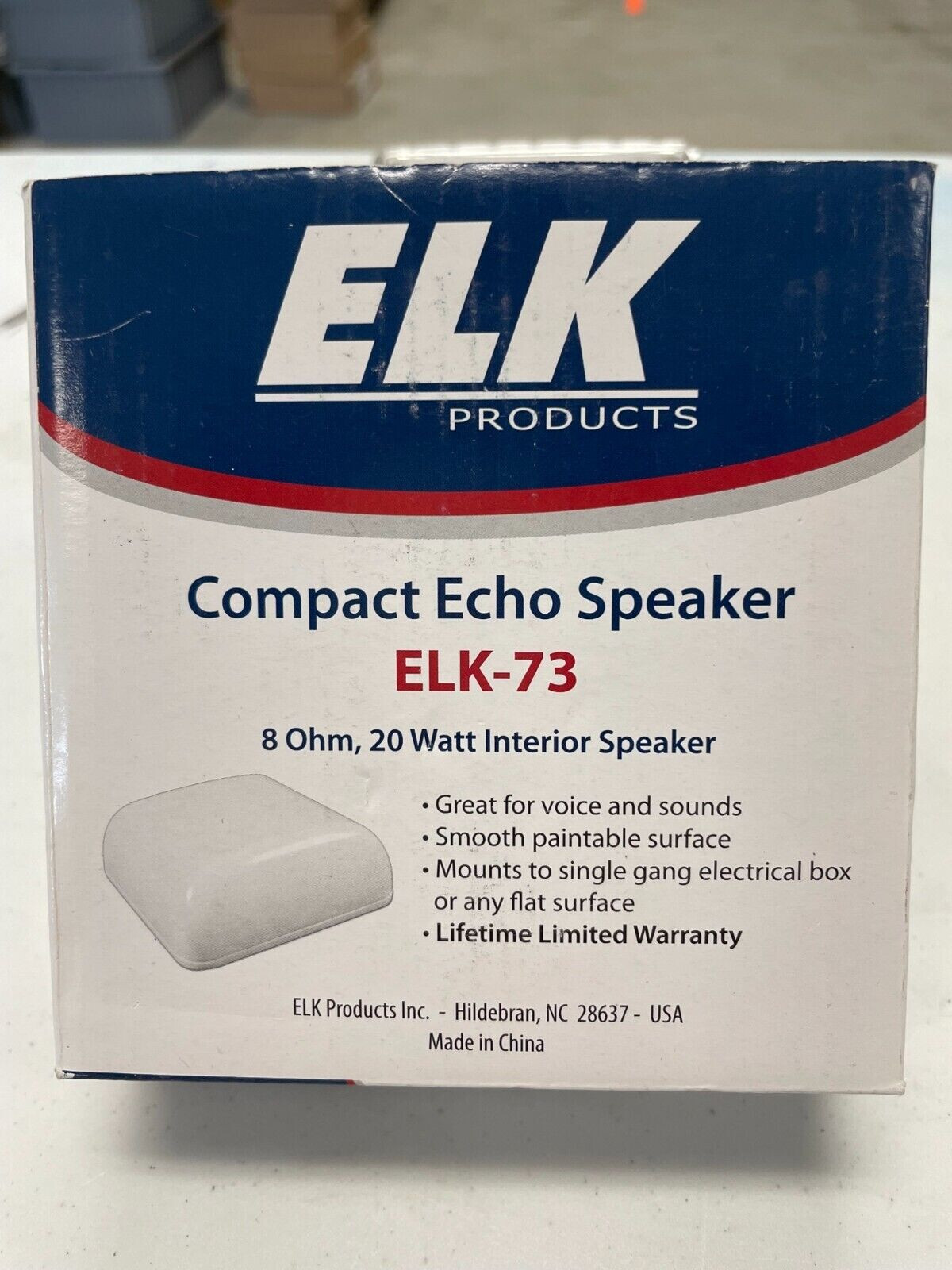 ELK-73 Compact Echo Speaker 8Ohm, 20 Watt Interior Speaker – New