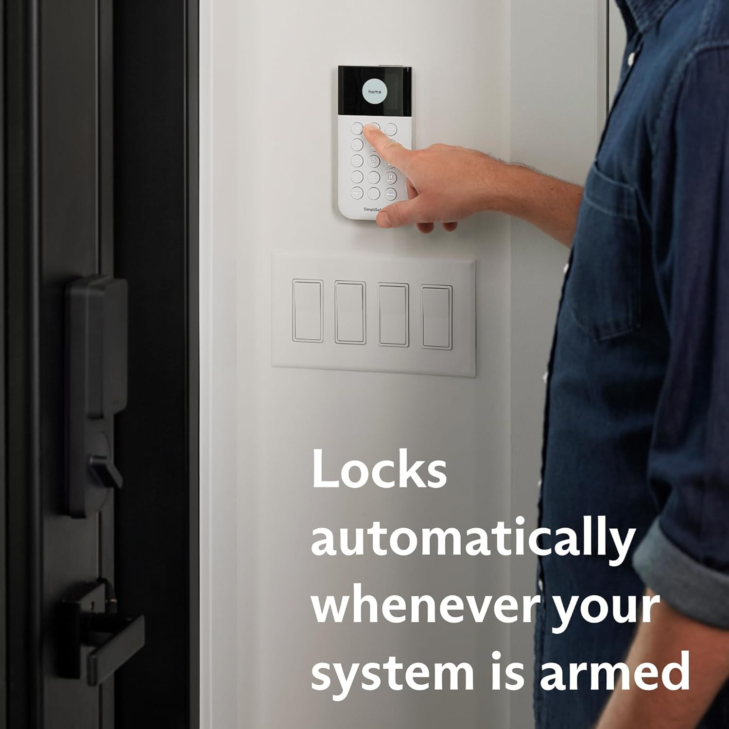 SimpliSafe Lock Gen3 Series 2 Black