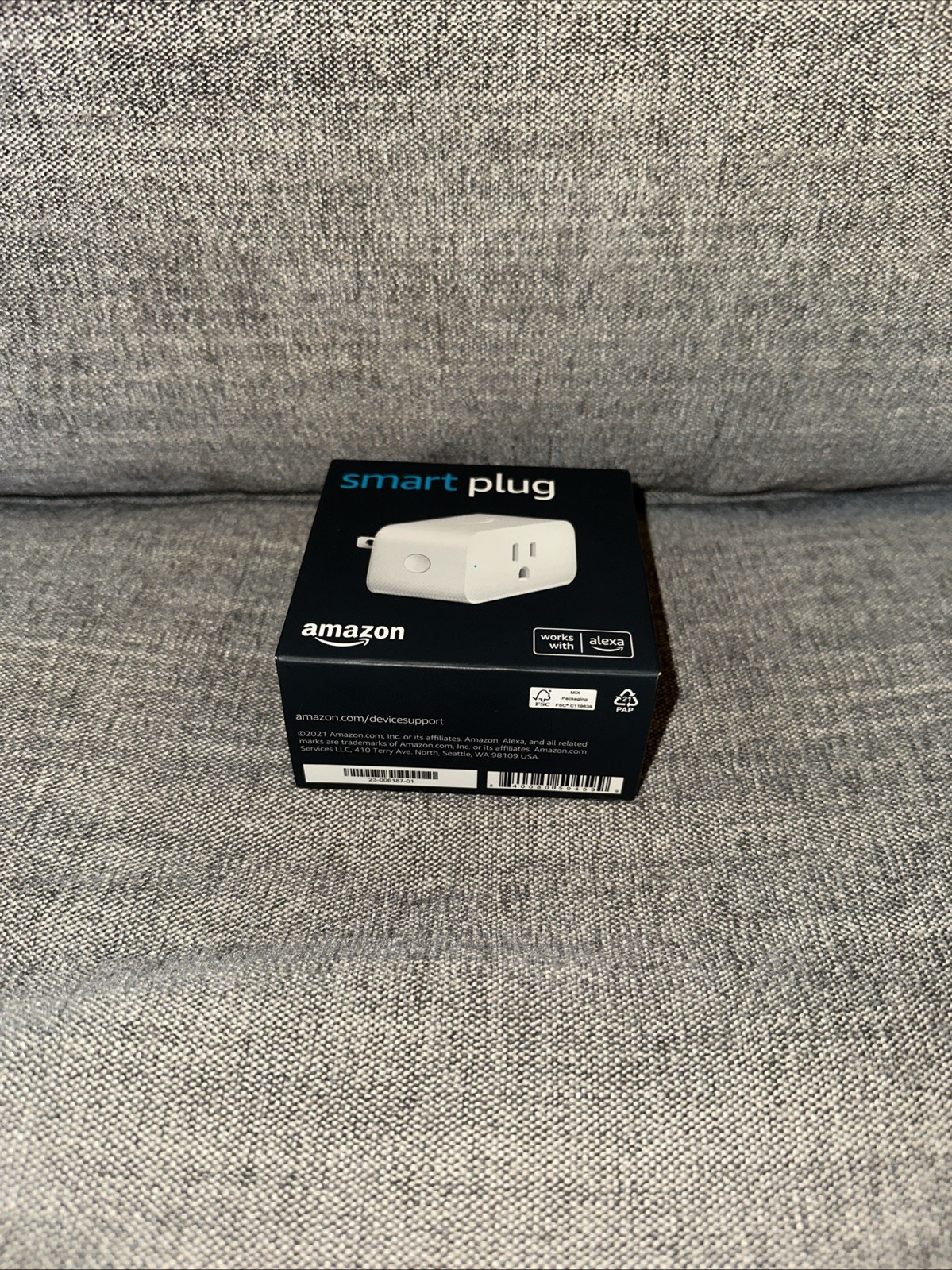 Amazon Smart Plugs Alexa (3-Prong, Single Socket, Wifi Plug, Indoor Use). New