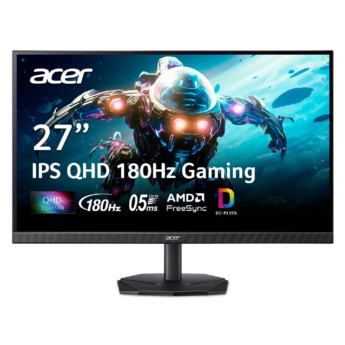 Acer Nitro 27 Inch Qhd 2560 X 1440 Ips Gaming Monitor Amd Freesync Up To 180Hz