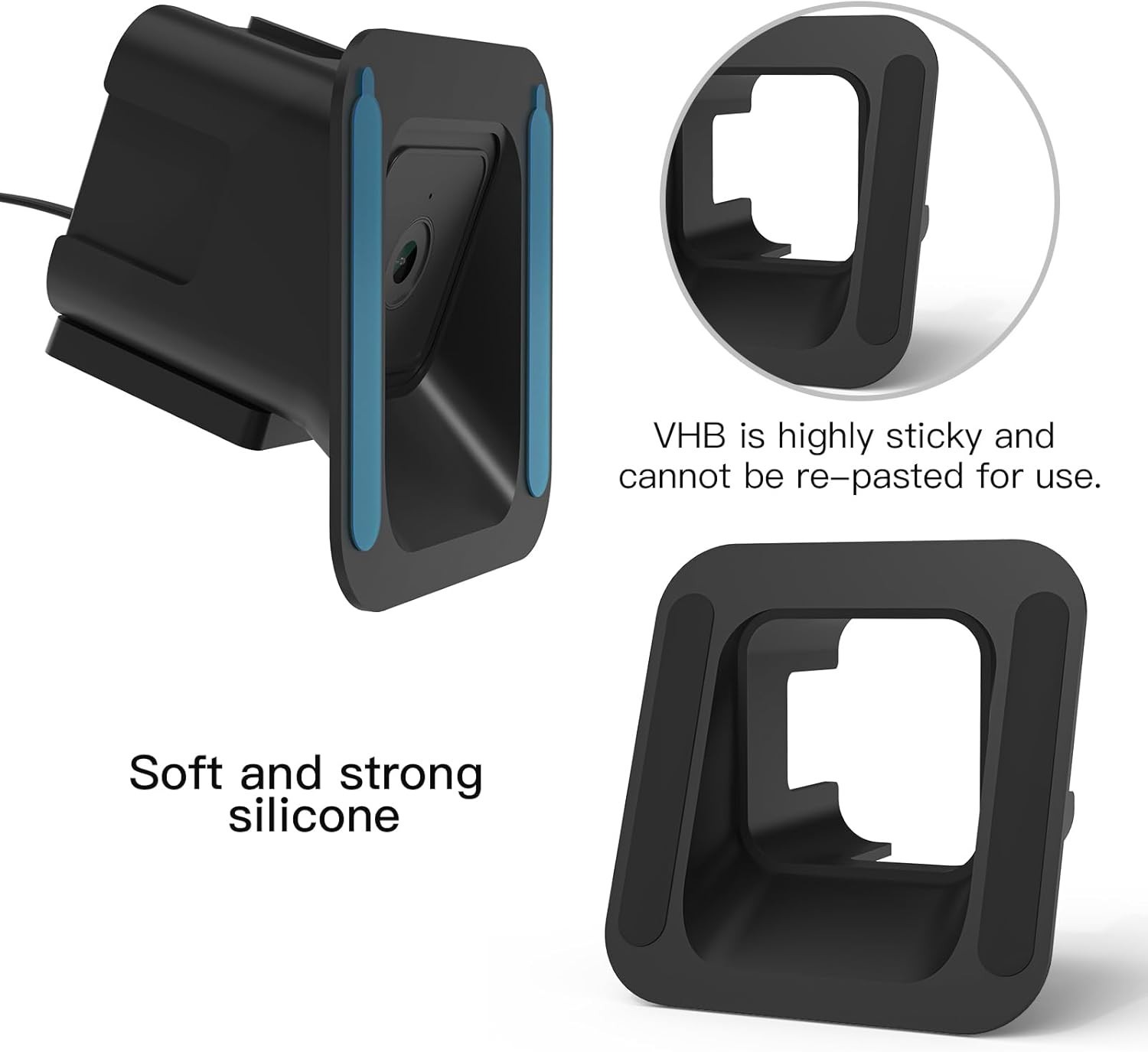 Window Mount for Wyze Cam V4/V3/V3 Pro, 20° Tilt(Up/Down/Left/Right), No Screws,