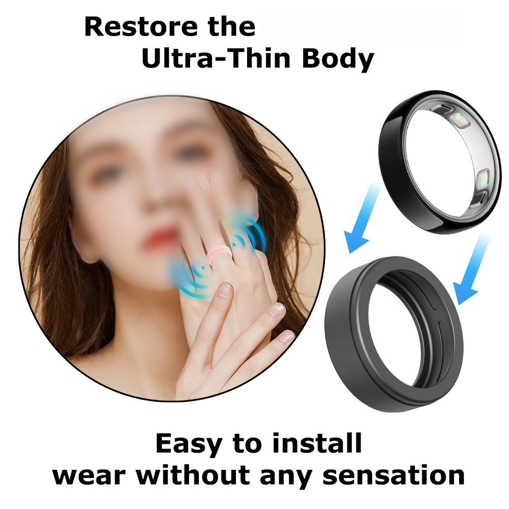 For Oura Ring 5 Silicone Cover – Lightweight Scratch Resistant Daily Wear