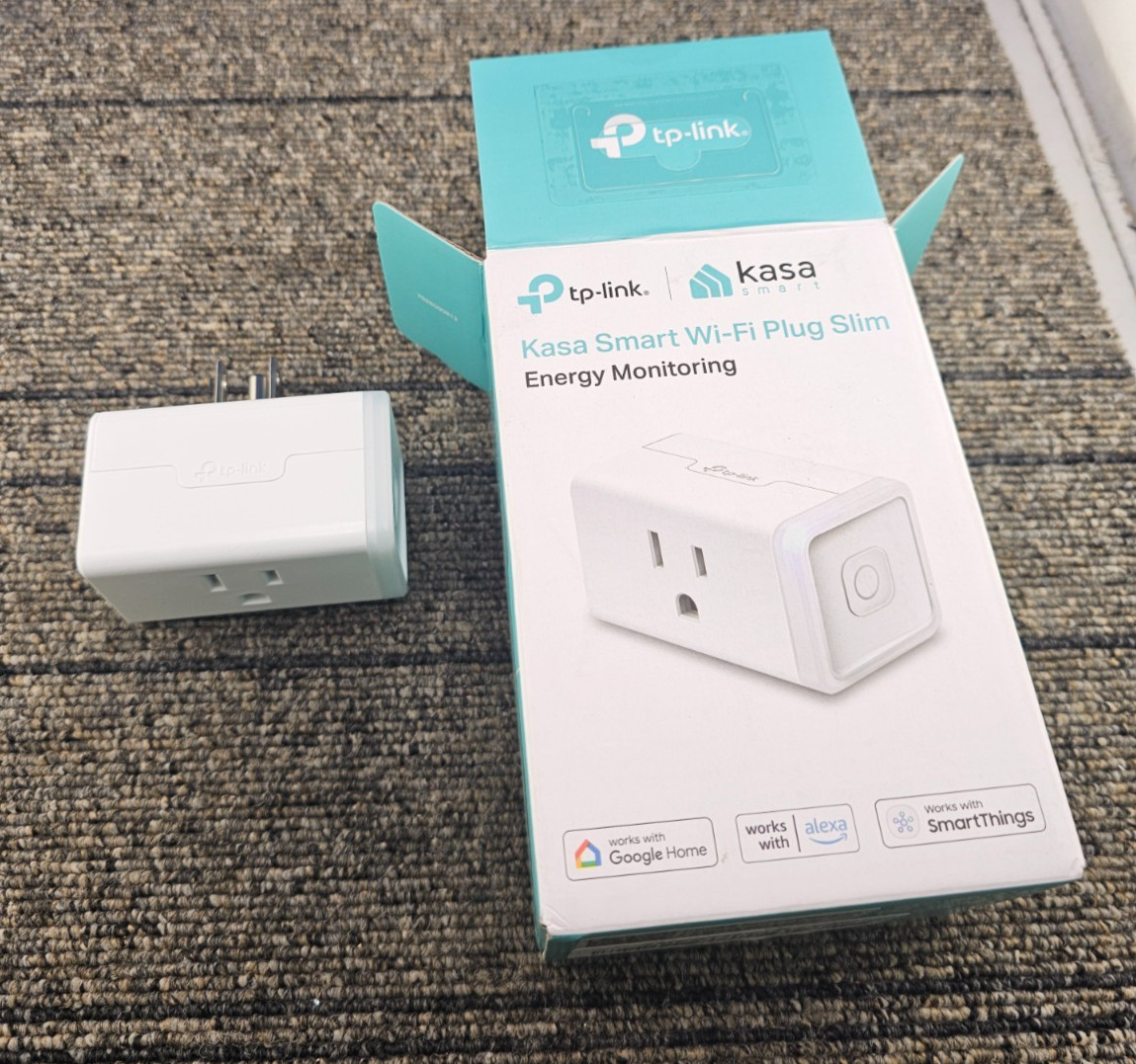 TP-LINK Kasa KP115: Smart Wi-Fi Plug Type B Alexa Google Energy Monitoring