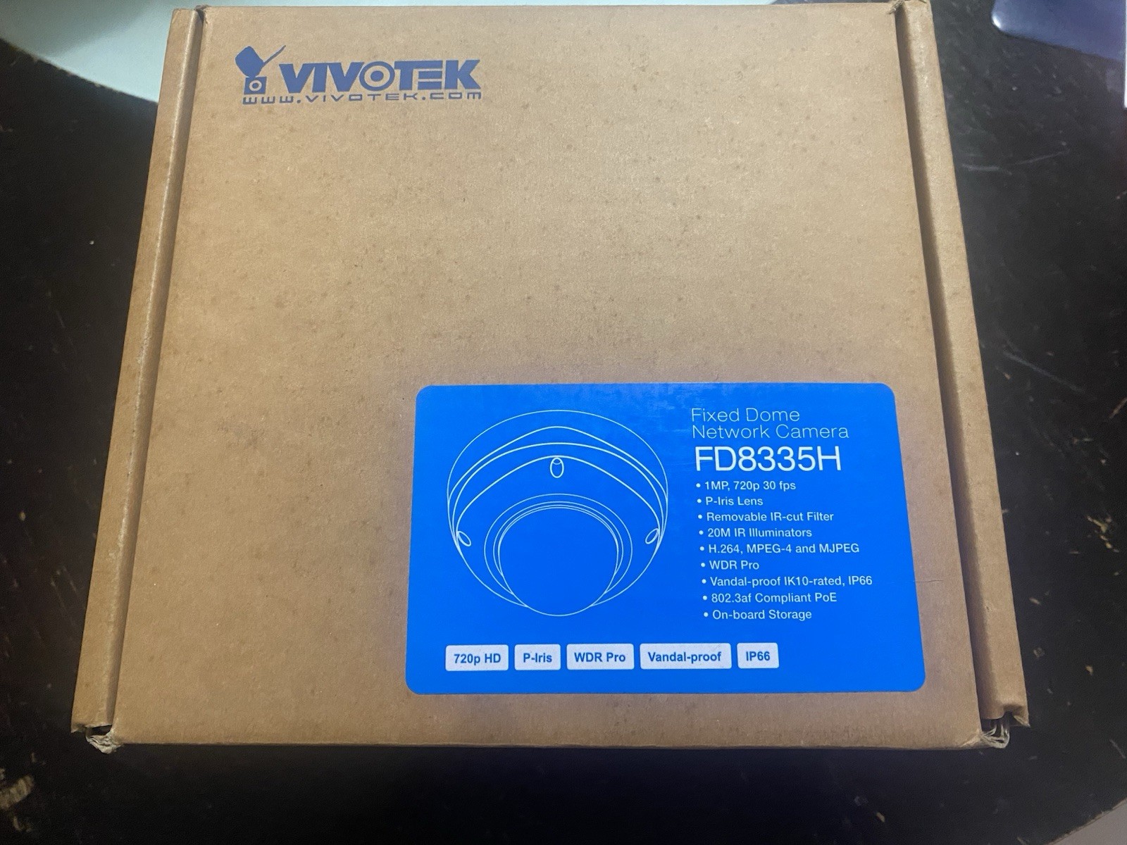 Vivotek FD8335H Fixed Dome Network Camera 1MP Brand New In Box!