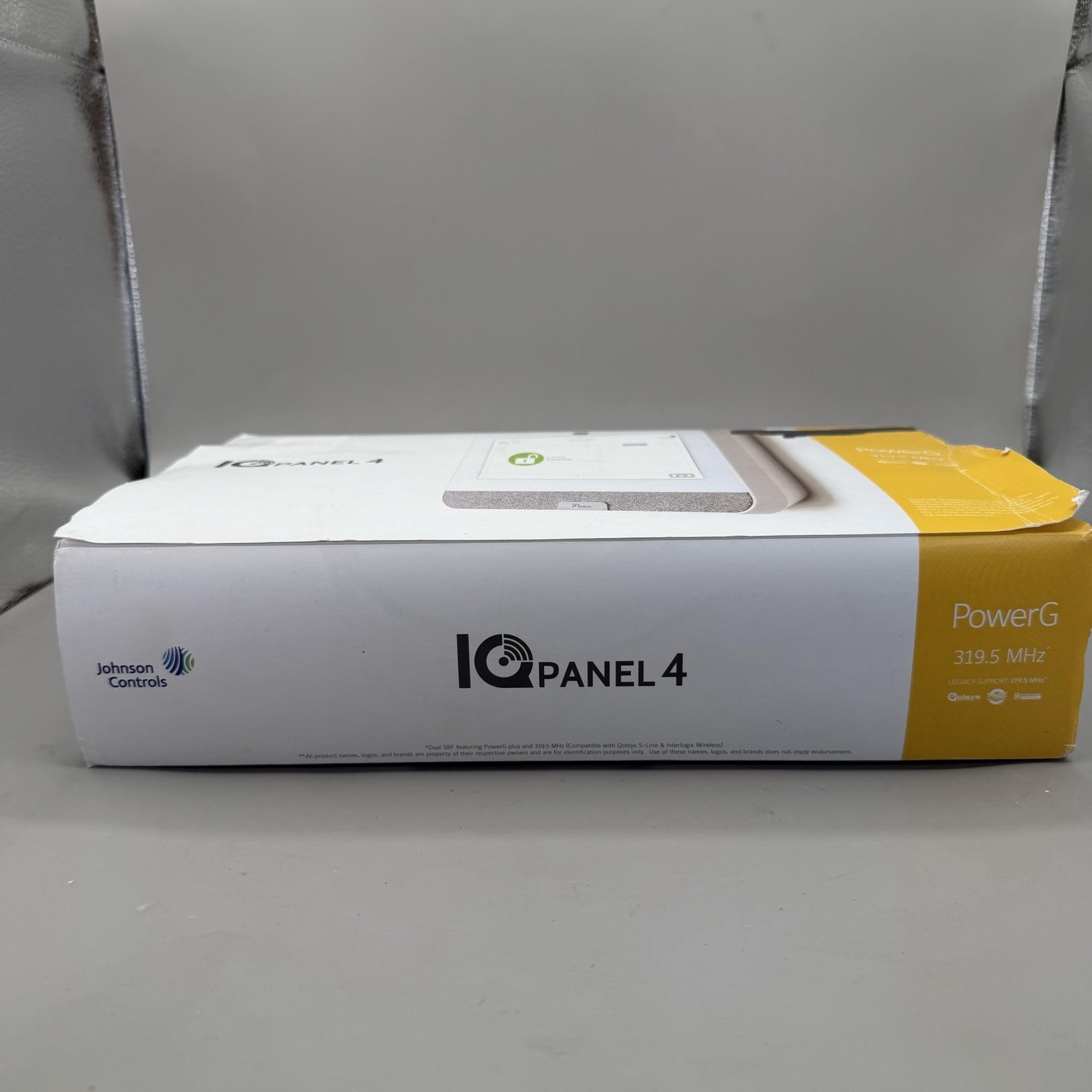 Qolsys IQ Panel 4 PowerG 319.5 MHz Smart Home Security Touchscreen Wi-Fi Z-Wave
