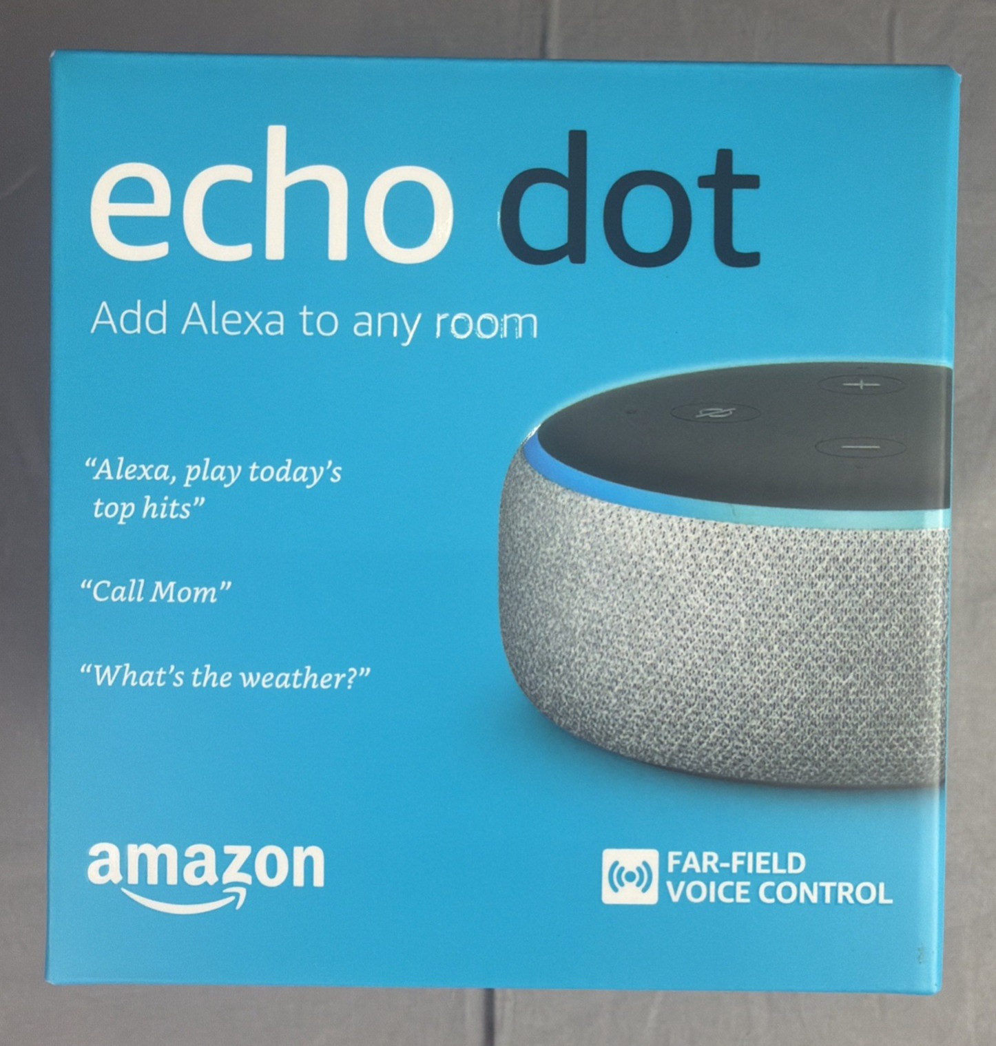 Amazon Echo Dot Smart Speaker Charcoal/Black (3rd Generation) New Factory Sealed