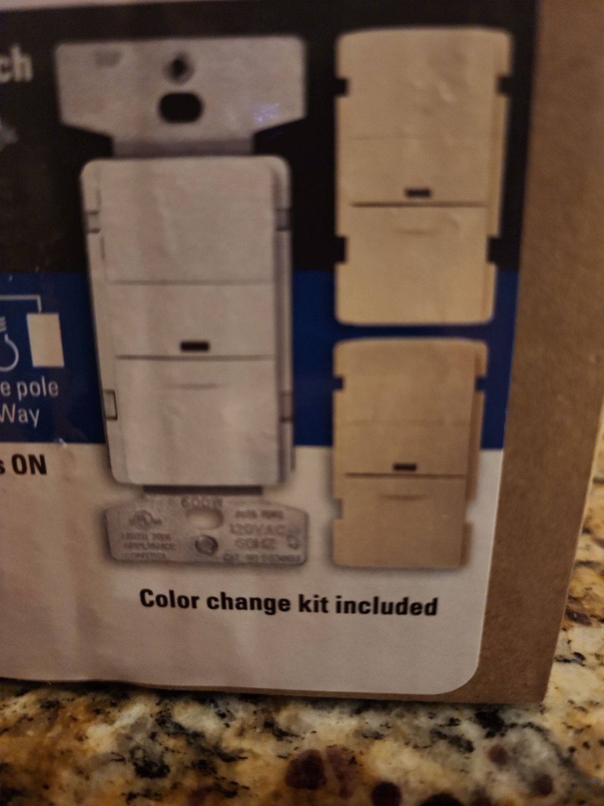 Eaton OS306U-C2 Occupancy Motion Sensor Switch Single, 3-Way White/Almond/Ivory
