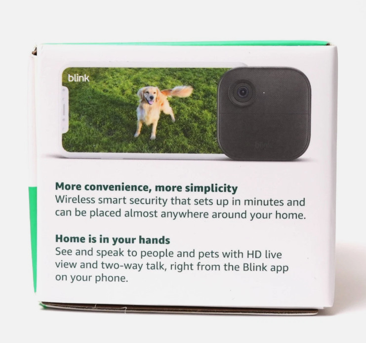 Blink Outdoor 3rd Generation Add-On Security Camera (BCM00400U) – Openbox