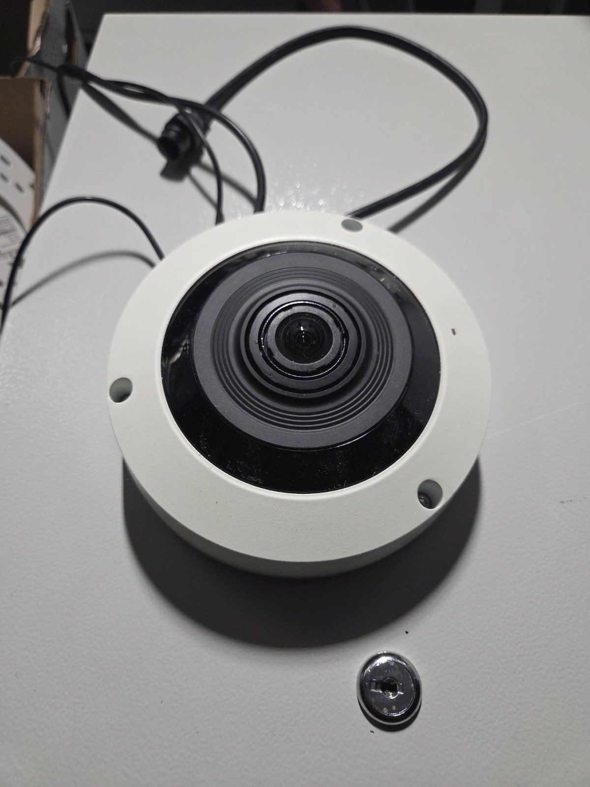 Hanwha WiseNet XNF-8010R Fisheye IP Camera – 4MP, 360° Panoramic View