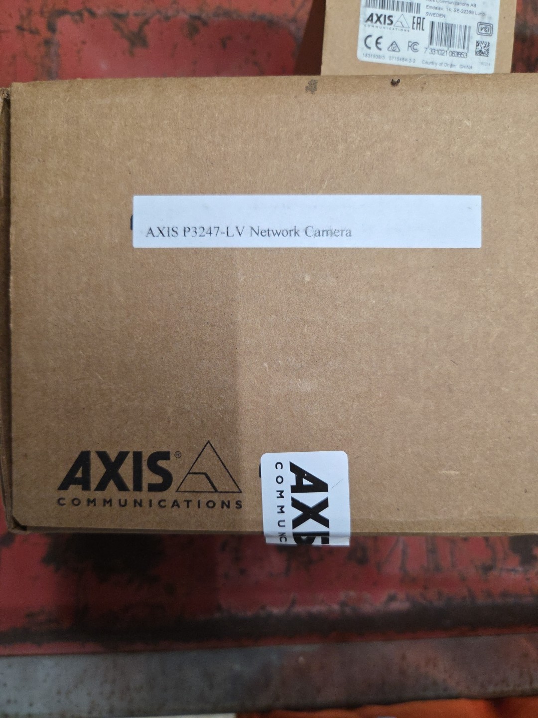 5 NIB Axis Communications P3247-LV Security Cameras & 5 128GB SD Memory Cards