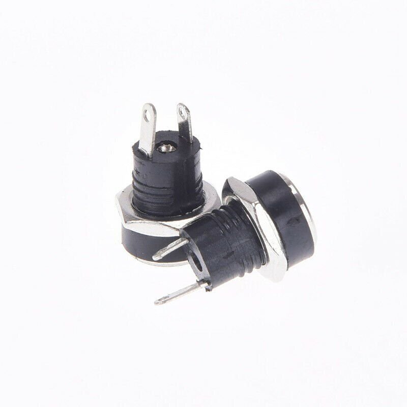 80x 5.5mm x 2.1mm Power Supply Jack Socket Female Panel Mount Plug 3A 12V DC USA