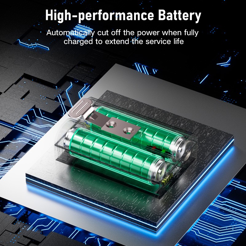 2PCS 6800mAh Replacement Lithium Battery with Charger for Ring-Doorbell Camera