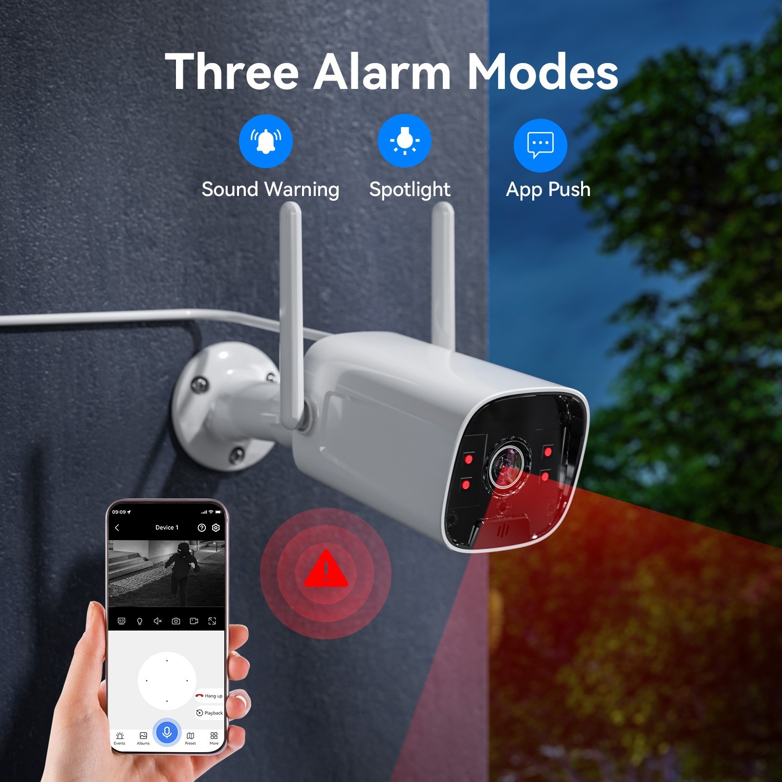 TMEZON Wireless 8MP Security Camera System 5MP 10CH NVR Two-Way Audio Recording