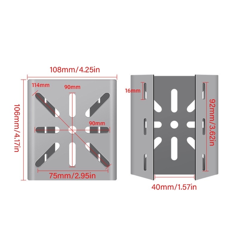 Industrial Stainless Steel Bracket For Heavy Duty Camera Mounting On Various