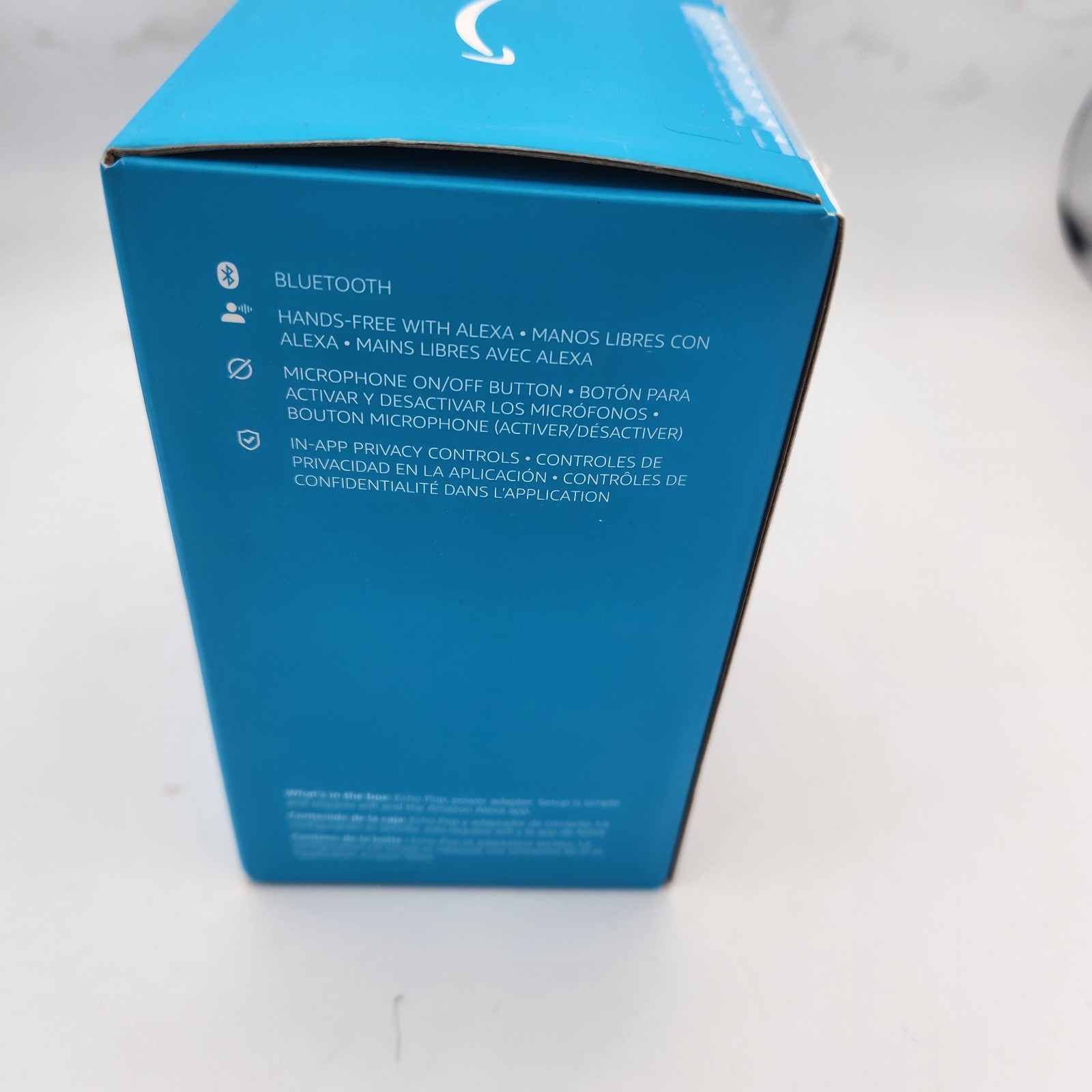Amazon Echo Pop Wifi Bluetooth Smart Speaker – New