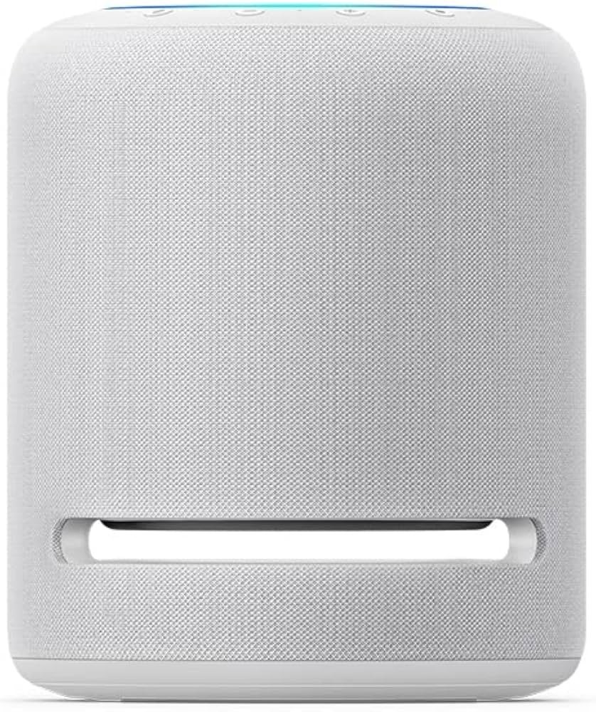 Amazon Echo Studio White Smart Speaker with Dolby Atmos 3D Audio Voice Control