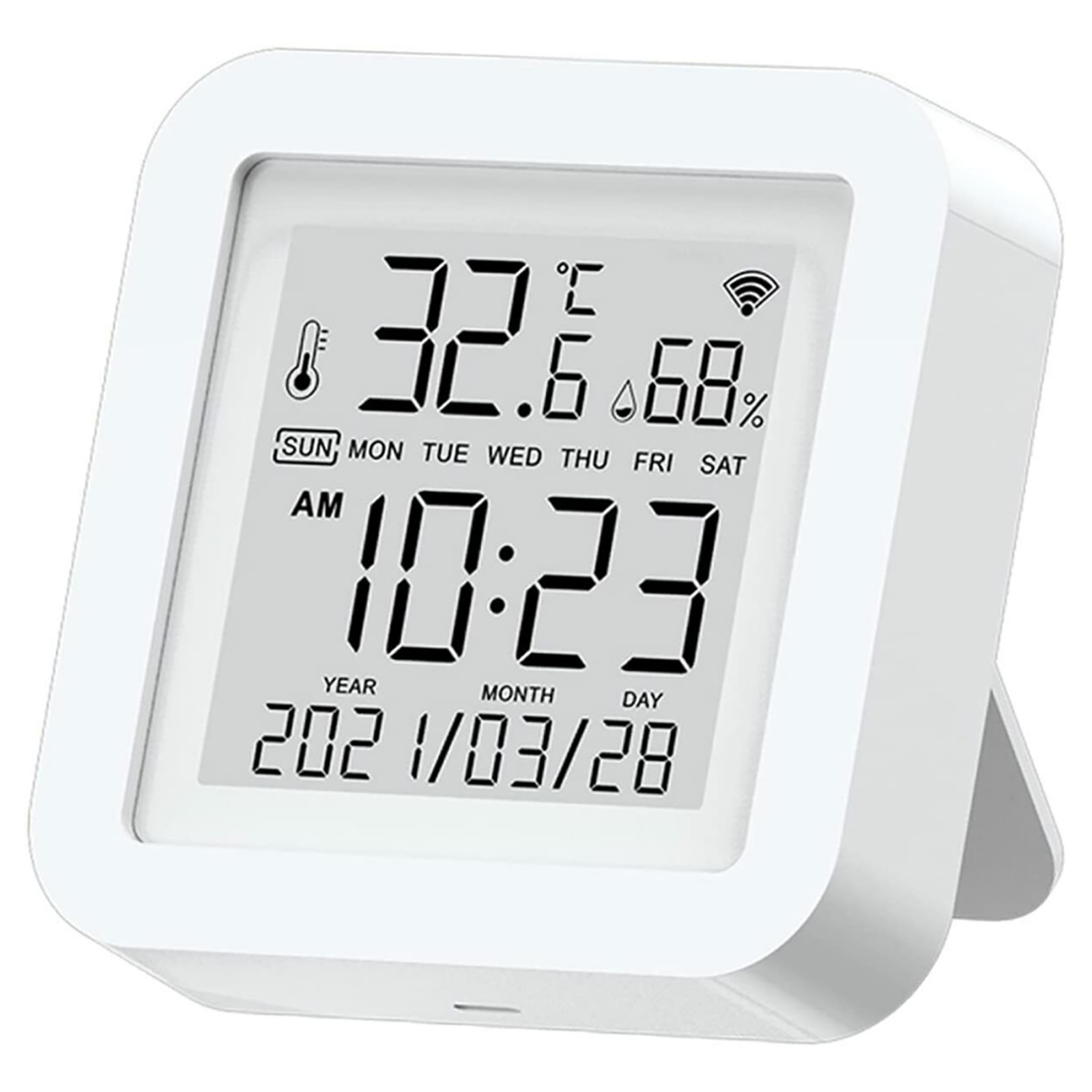 Smart WiFi Temperature Humidity Sensor Meter LCD Hygrometer Thermometer Monitor