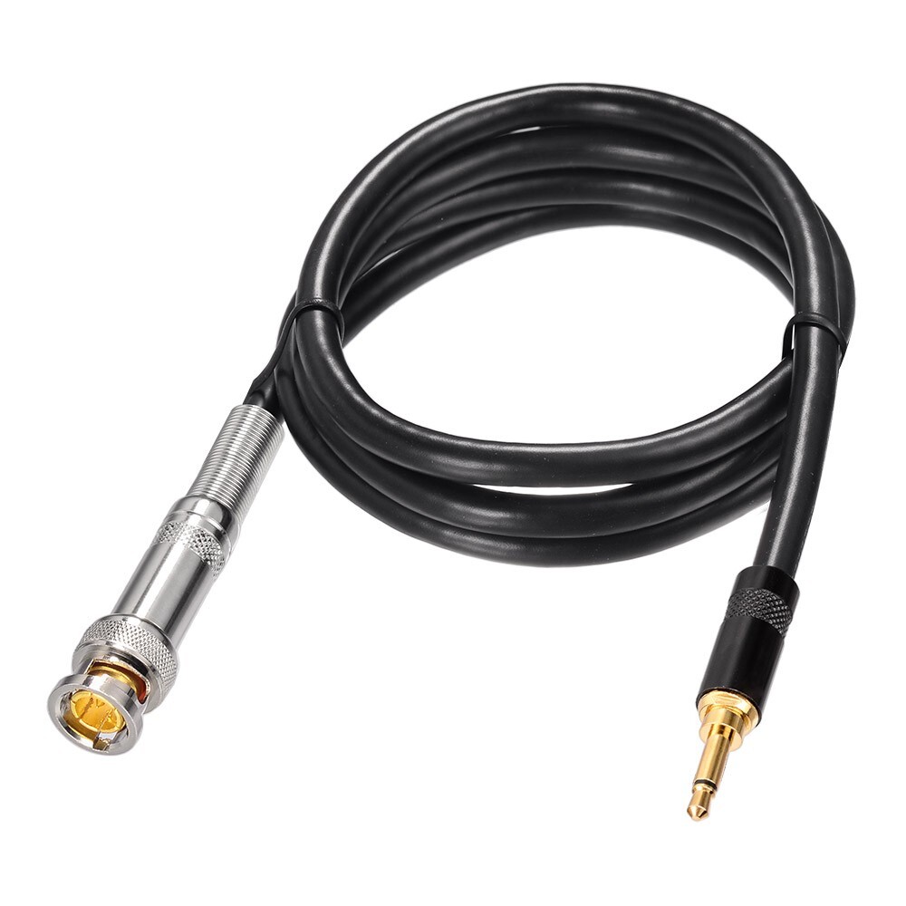 BNC Plug Male to 3.5MM Male Pigtail Cable 75ohm 1m for Power Audio Oscilloscope