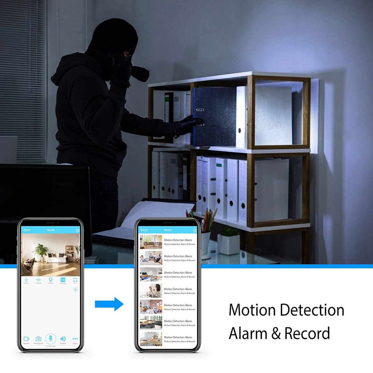 Mini Micro HD 1080P Security Camera Wifi Audio Video Recording Night Vision Cam
