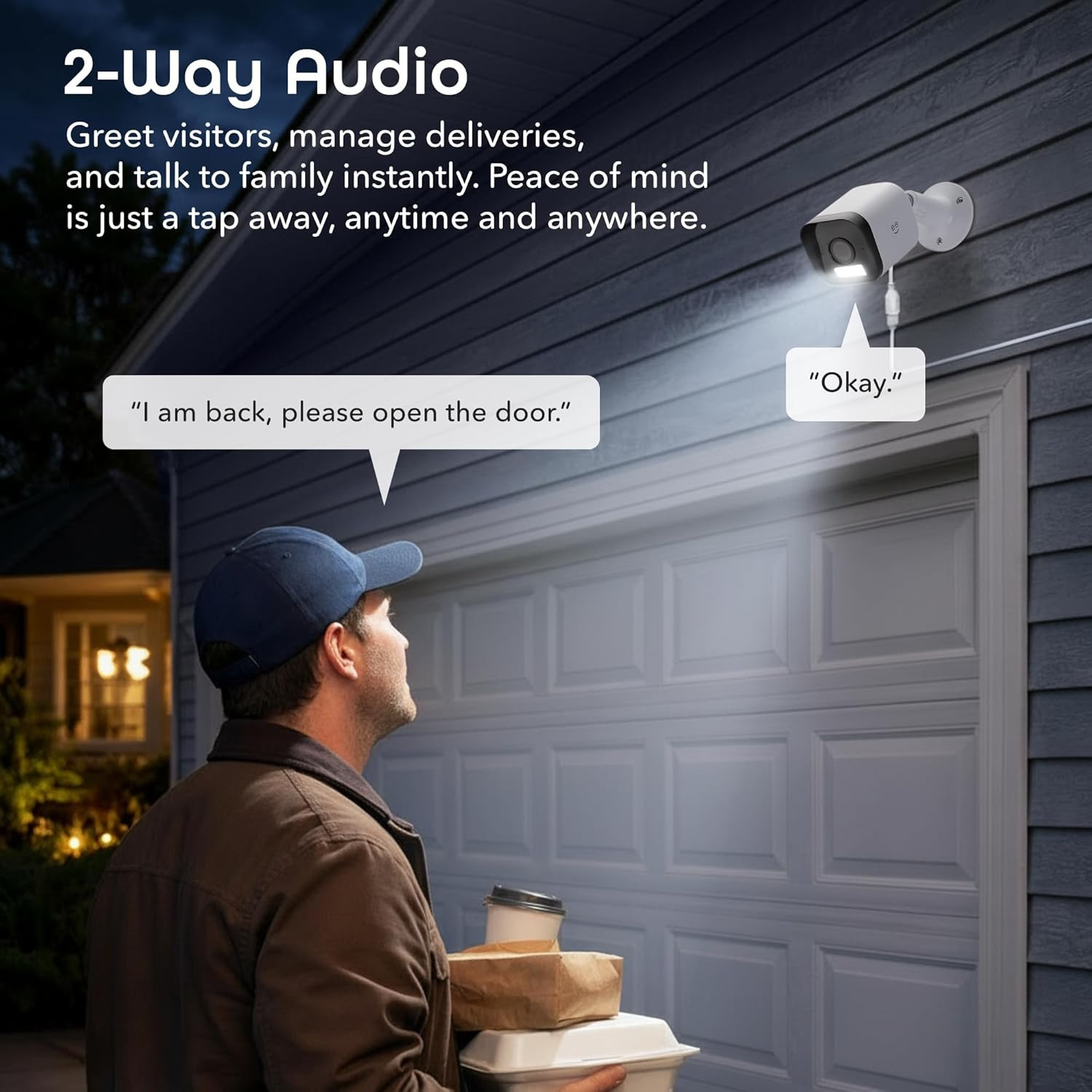 Hawk 3 4MP Smart Outdoor Security Camera – 2K Ultra HD Wifi Surveillance Camera