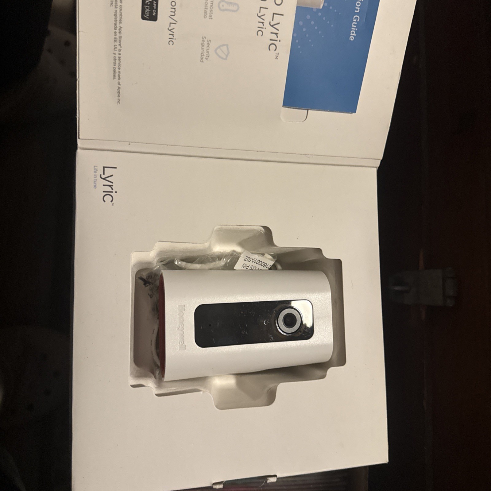 Honeywell Lyric C1 Camera — Used in Box with 8gb MicroSD and Adapter.