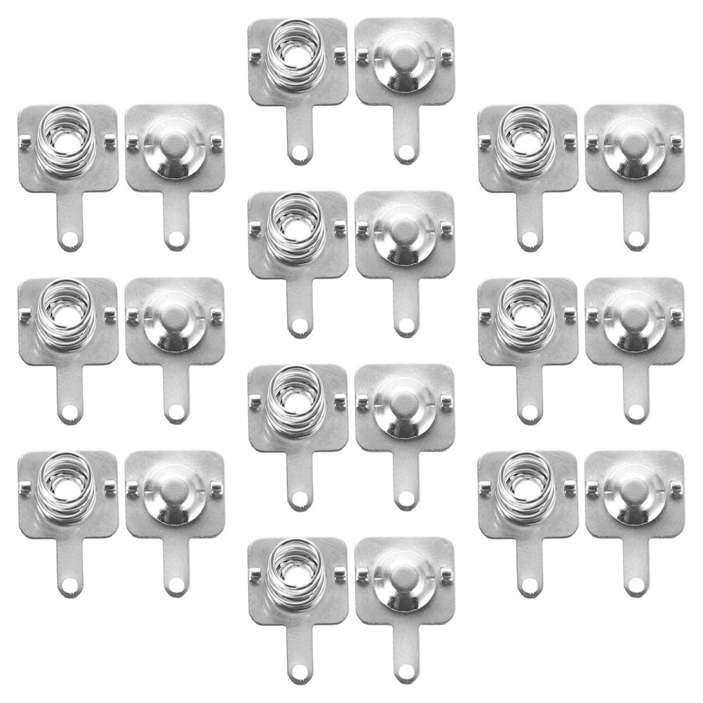 50 Sets Aaa Battery Spring Plates Durable Metal Contacts for Home Toys Remotes