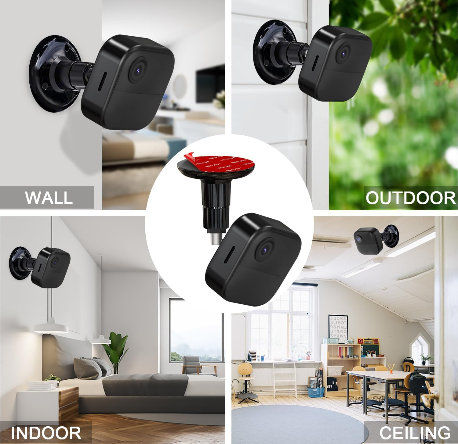 3PACK Screwless Wall Mount Bracket for Blink Outdoor 4Th Gen & 3Rd Gen and Indoo