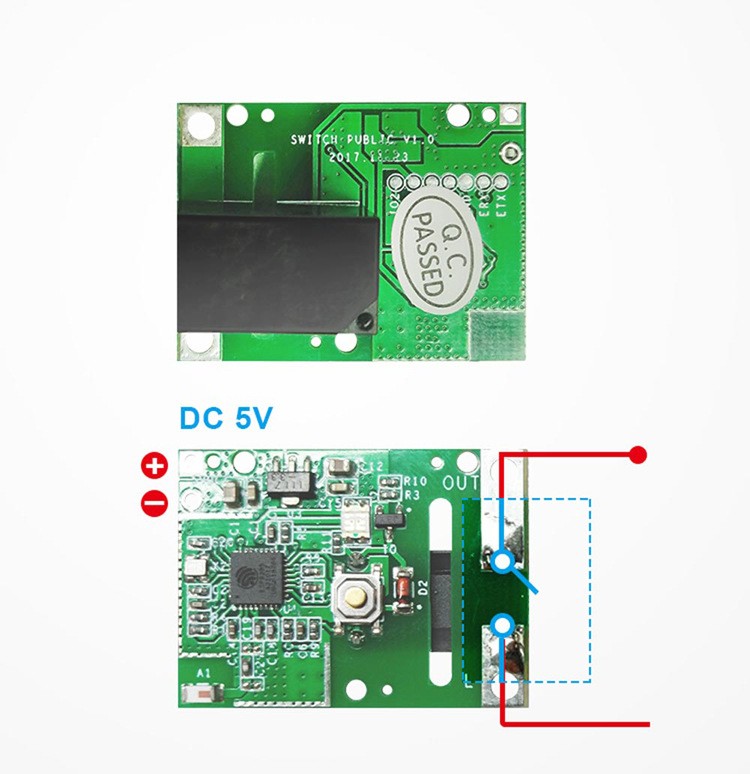 Relay Module Re5v1c Switch Wifi Smart Switch 5v Dc Wireless Switches Inching N