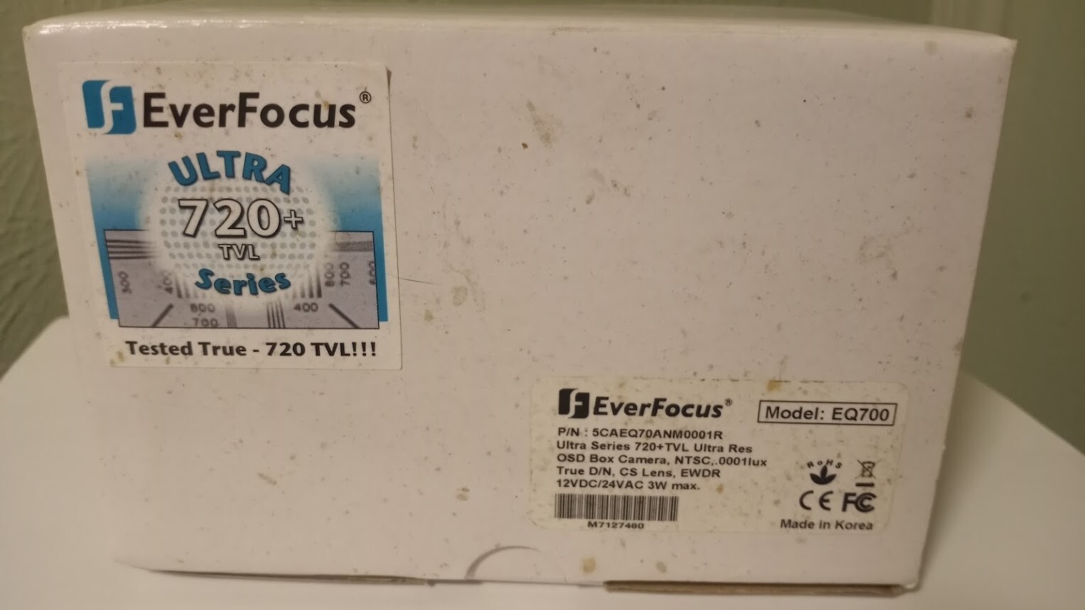 NEW Everfocus EQ700 CCD Color Camera surveillance CCTV Ghost Hunting (47)