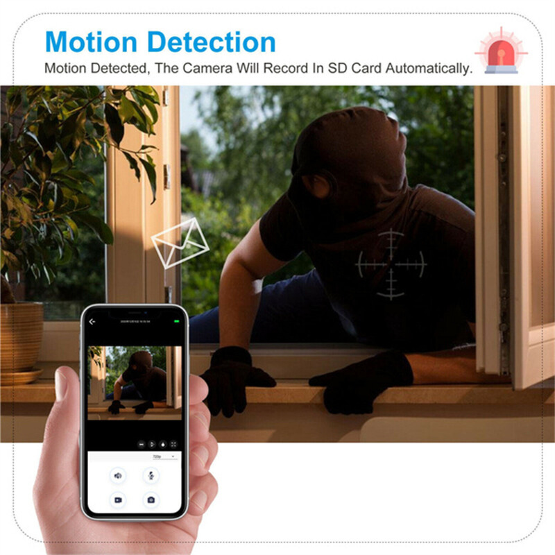 360° Panoramic 5G WiFi IR IP E27 Light Bulb Camera 1080P HD Night Smart Home LOT