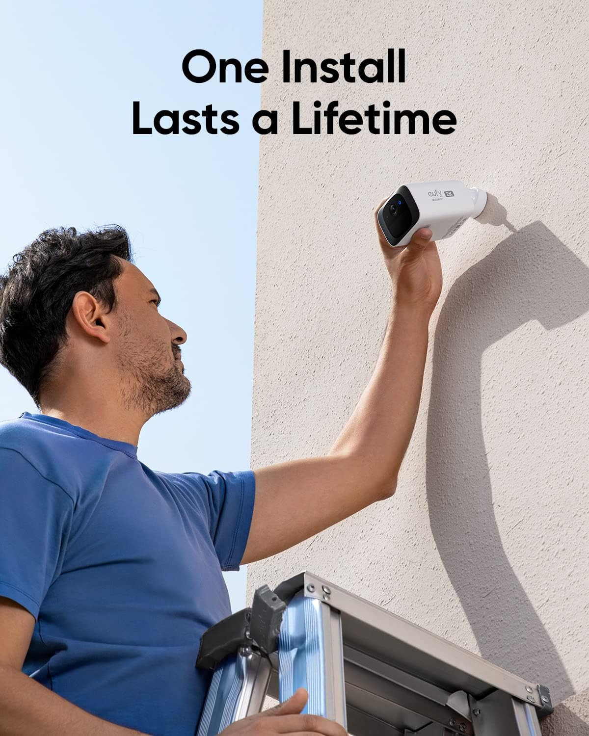 Eufy Security Solocam S220, Solar Security Camera, Wireless Security Camera Outd