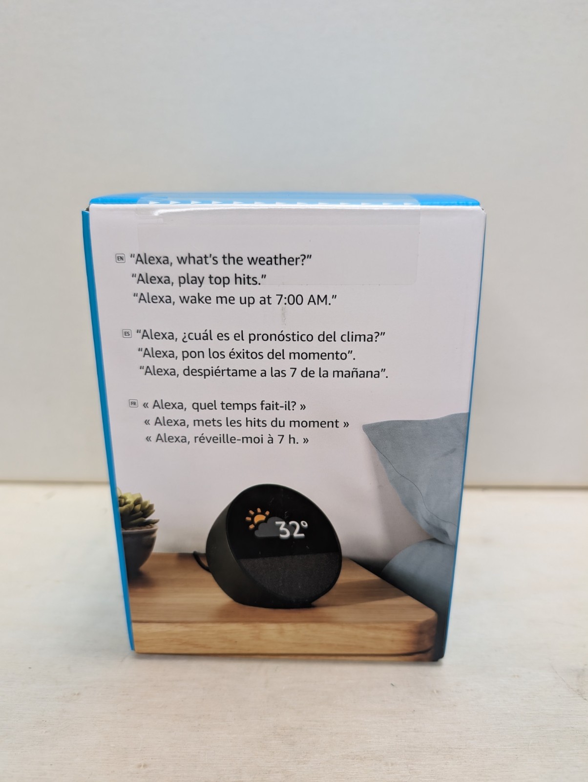 Amazon Echo Spot Smart Speaker Black BV84J9 Alexa Voice Control Display Wi-Fi