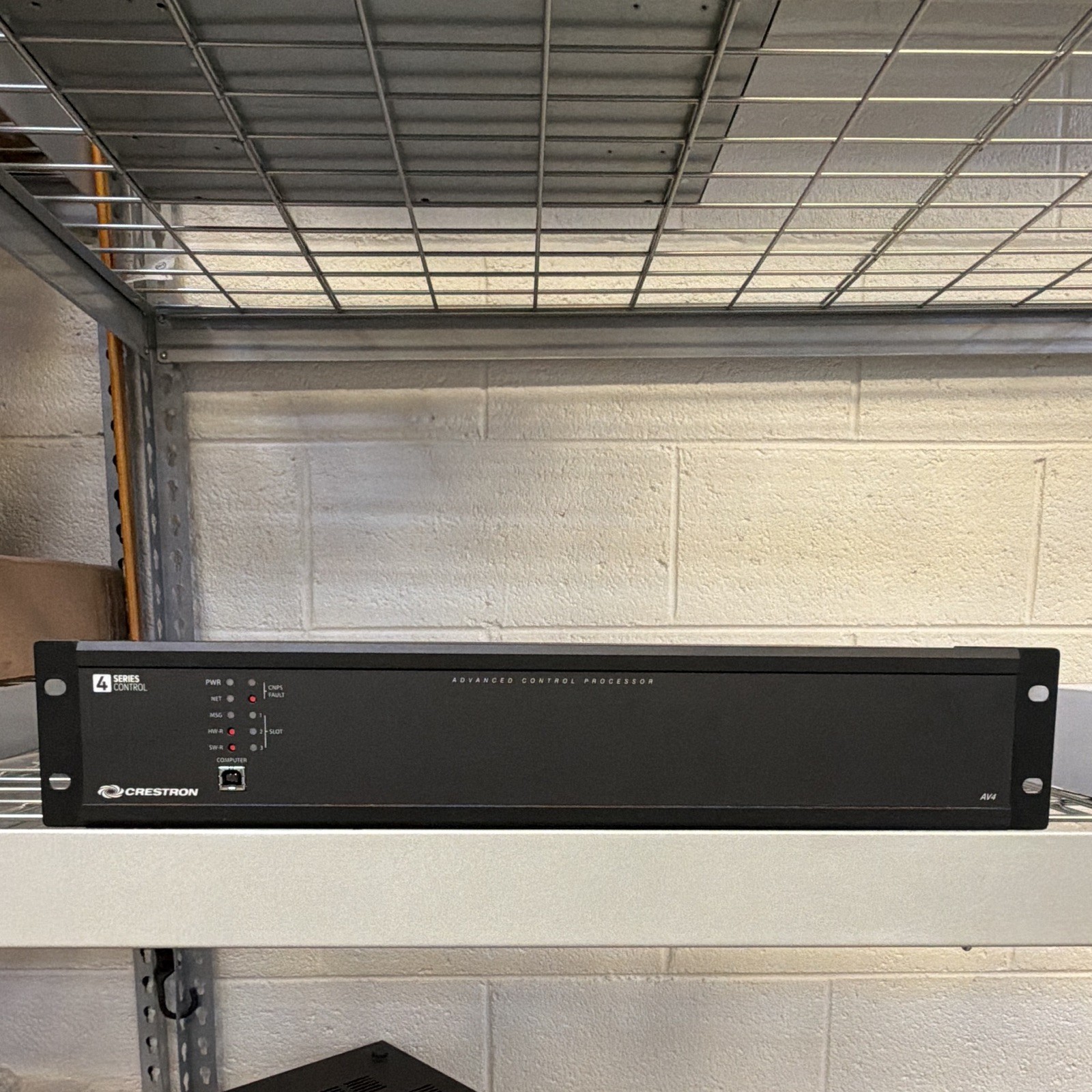 Crestron AV4 Advanced Control Processor 4-Series Ethernet USB Control Interface