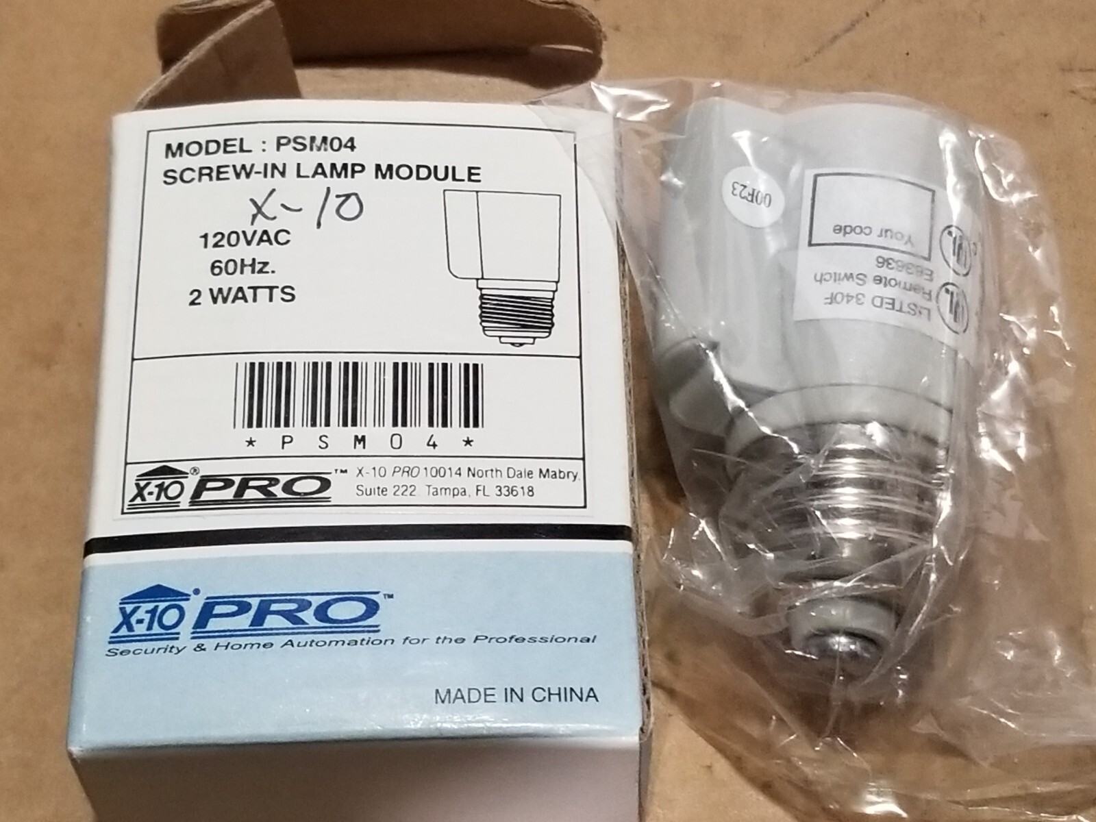 X10 Pro Screw-In Lamp Dimmer Module PSM04 NEW