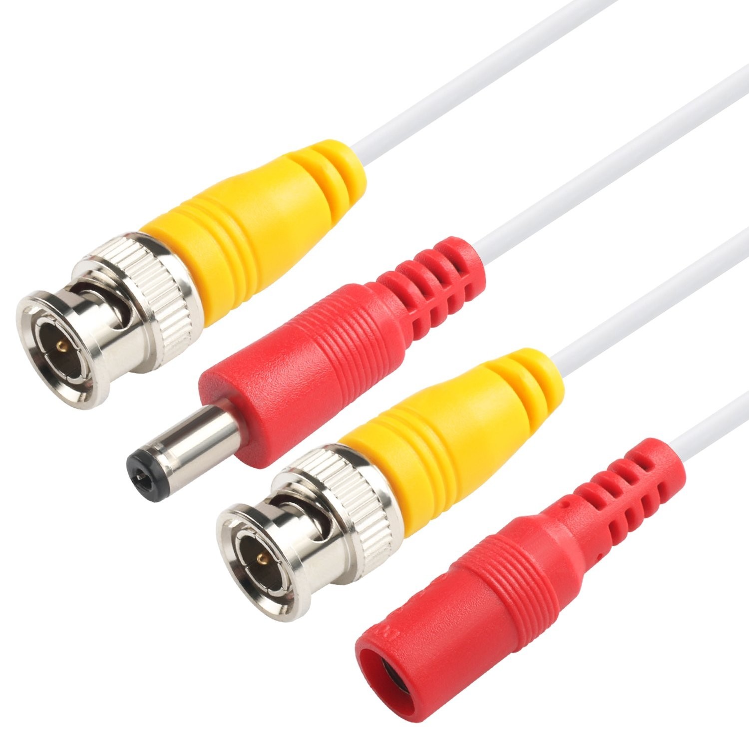 BNC Video Power Cable 25 Feet Pre-Made All-in-One Video Security Camera Cable…