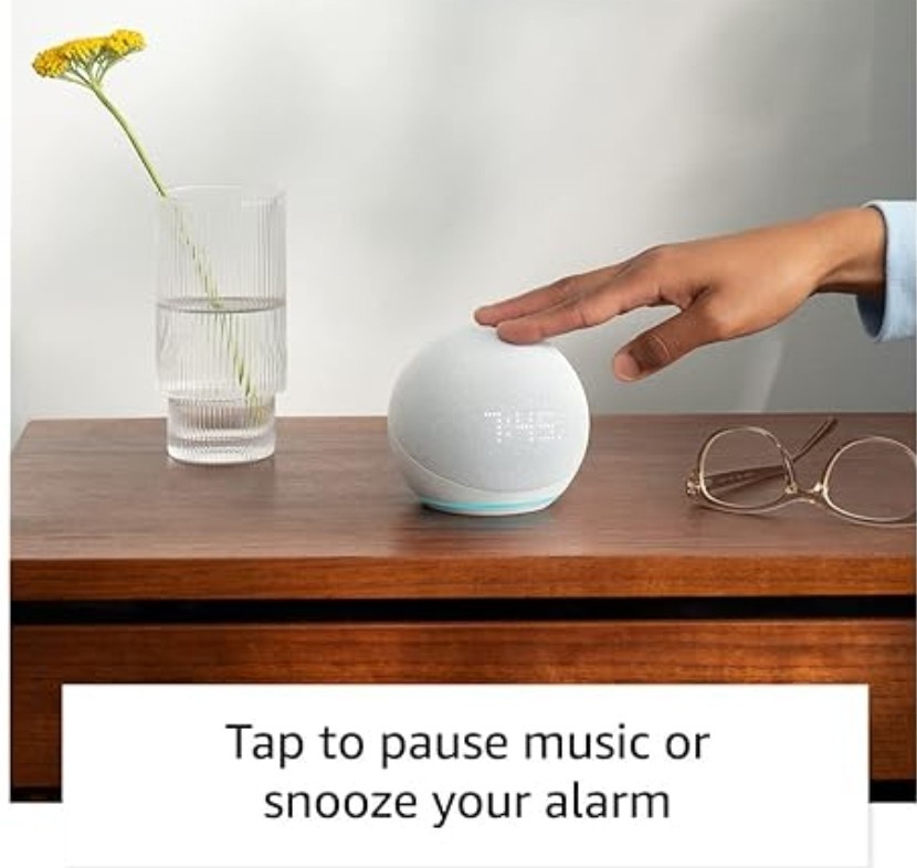 Amazon Echo Dot (5th Gen 2022) – Smart Speaker with Clock and Alexa CLOUD BLUE