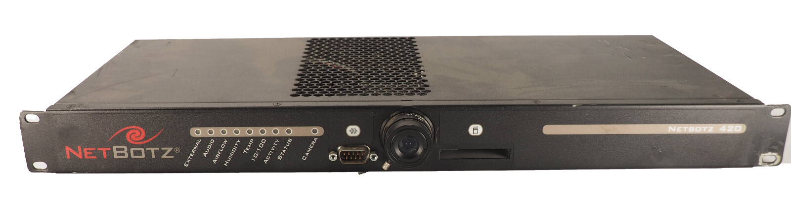 APC NETBOTZ 420 Rack Mount Appliance Monitoring With Camera + Rack Ears NBRK0420