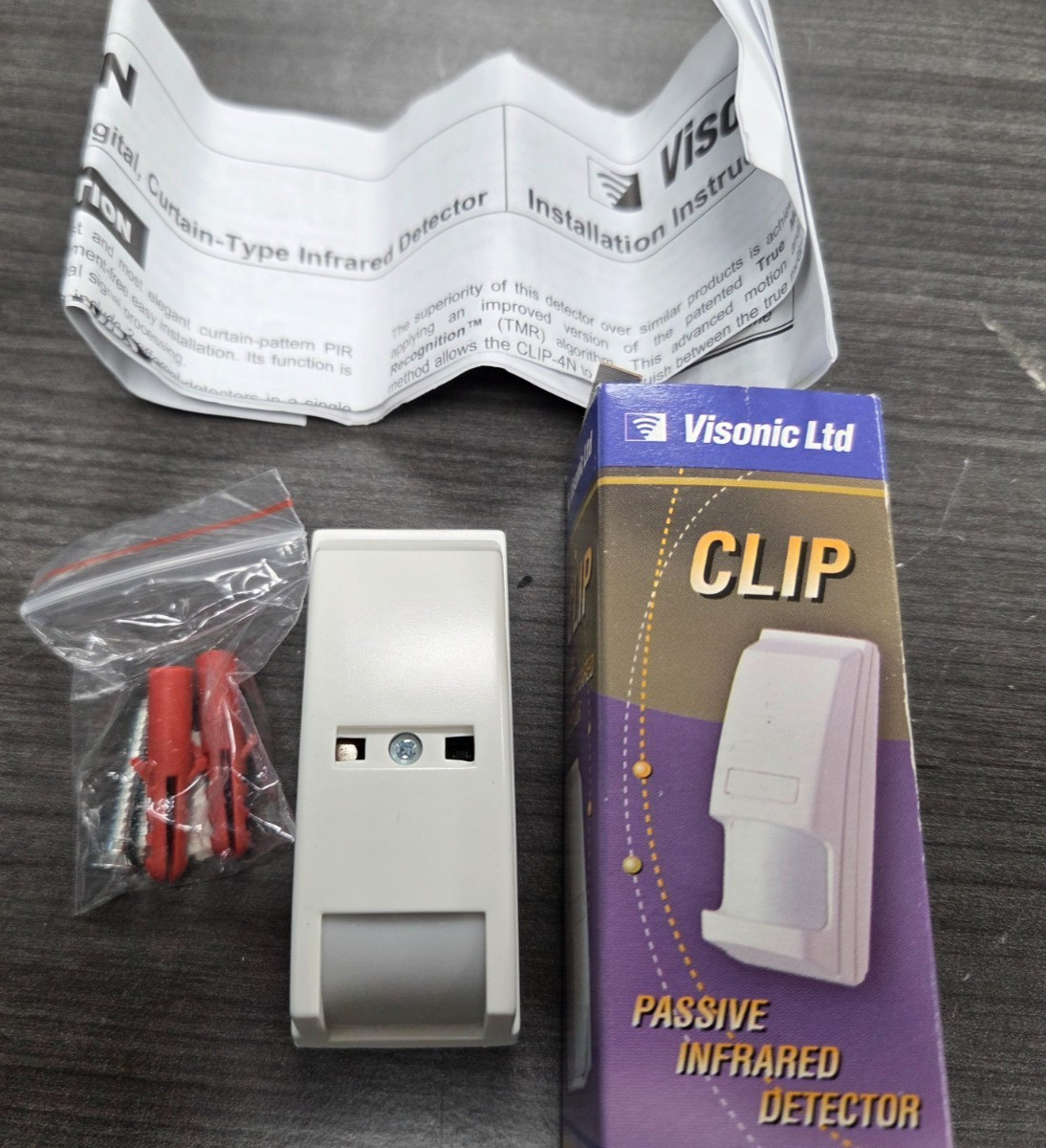 NEW Visonic Clip 4N, Digital Micro Curtain PIR Motion Detector Super Small
