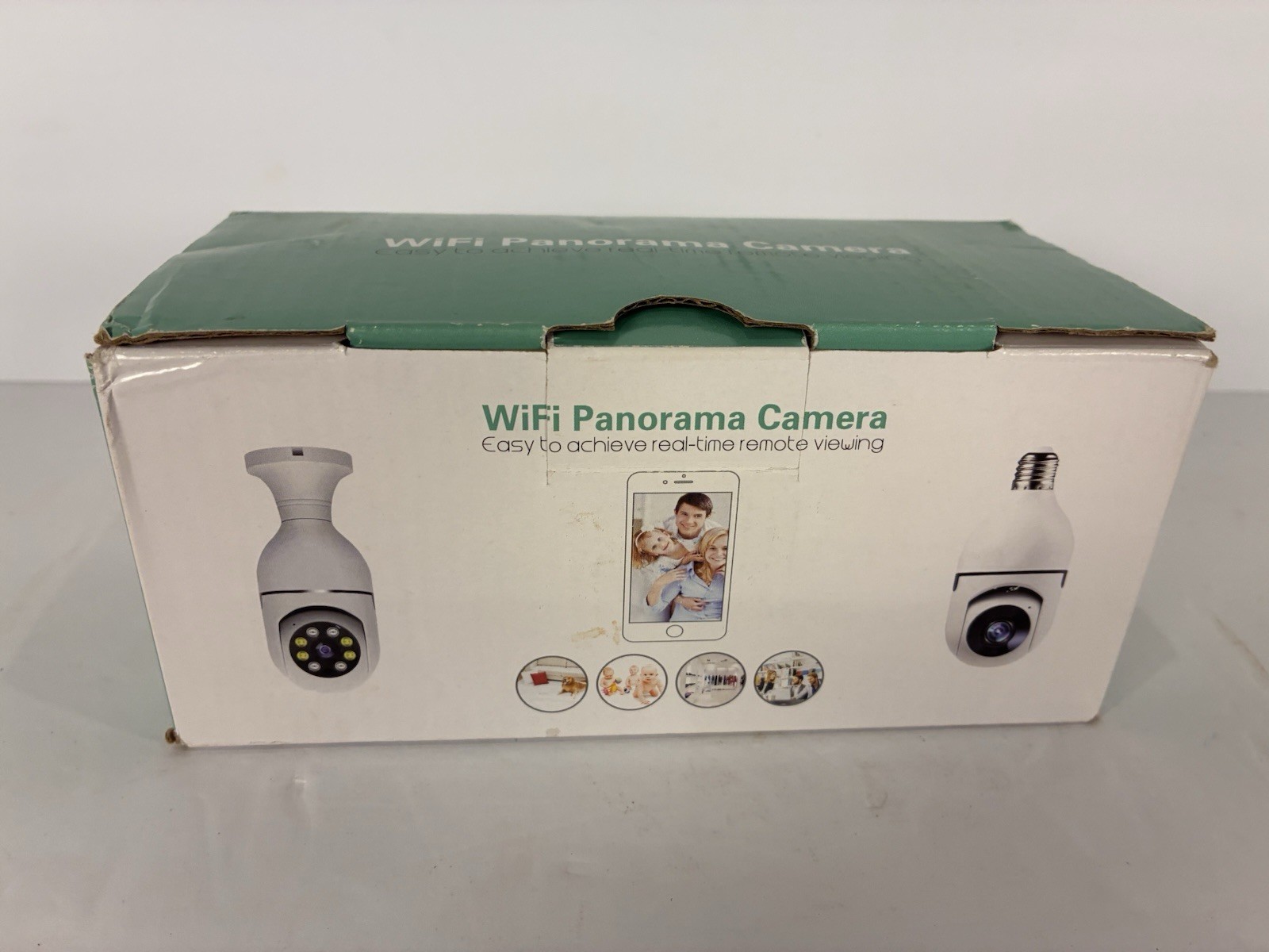 Wifi Panoramic Camera Light Socket Camera. Easy to Install