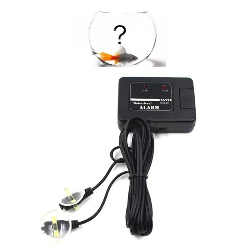 Easy to Install Water Level Alarm for Fish Tanks Aquariums Hydroponics Supply