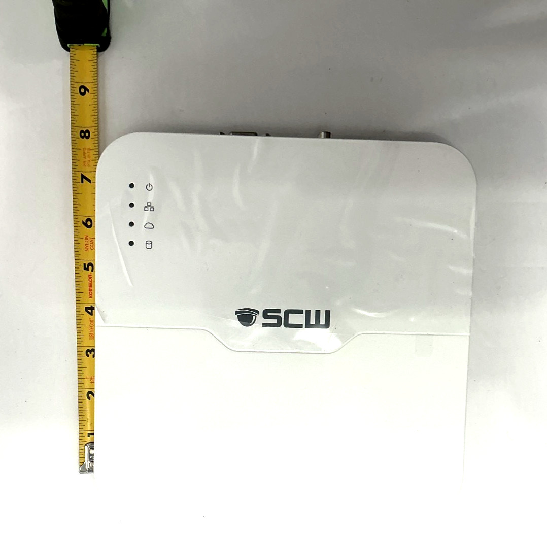 SCW 4 Camera Security System Kit 1080P IP Cameras + 4K NVR w/ HDD NEW