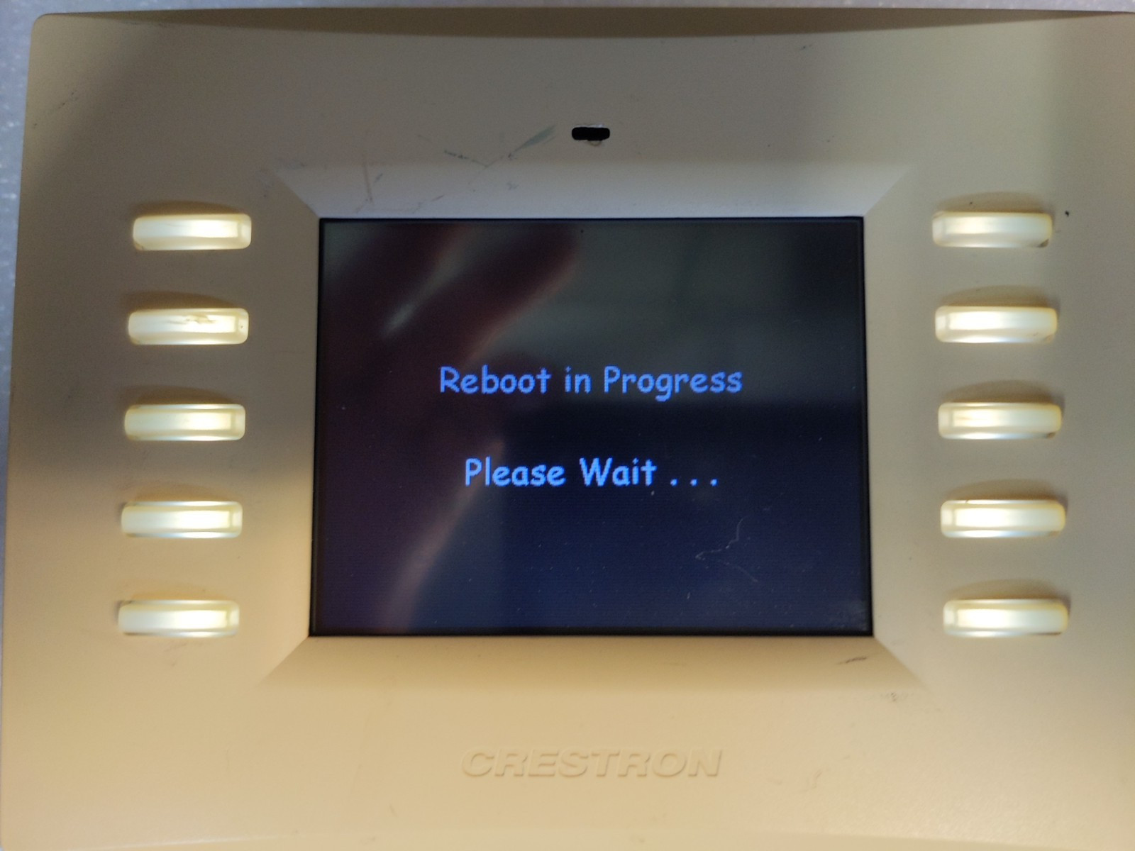 Crestron TPS-4L 6500147 3.6″ Touch Panel w/ Bezel & Mount Brackets Tested