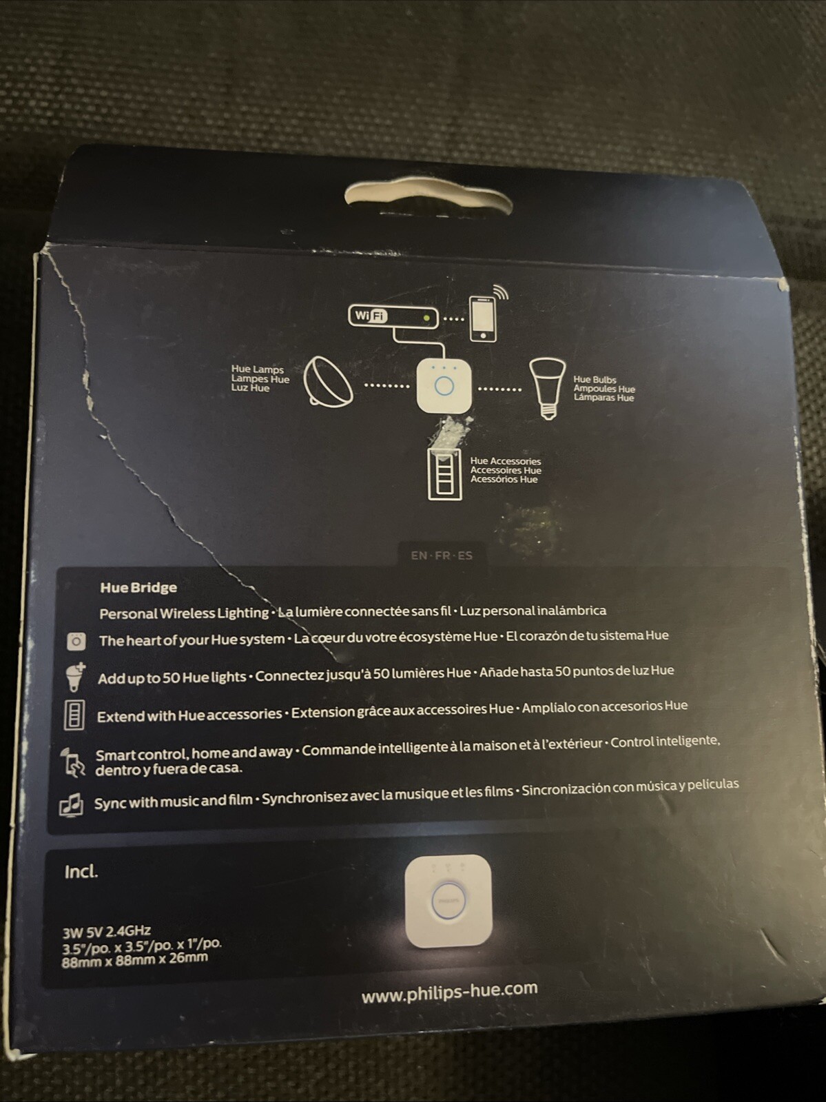 NEW Philips Hue Bridge Lighting Controller Hub – White