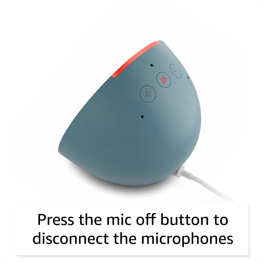 Amazon Echo Pop (newest model), Our smallest speaker, Charcoal