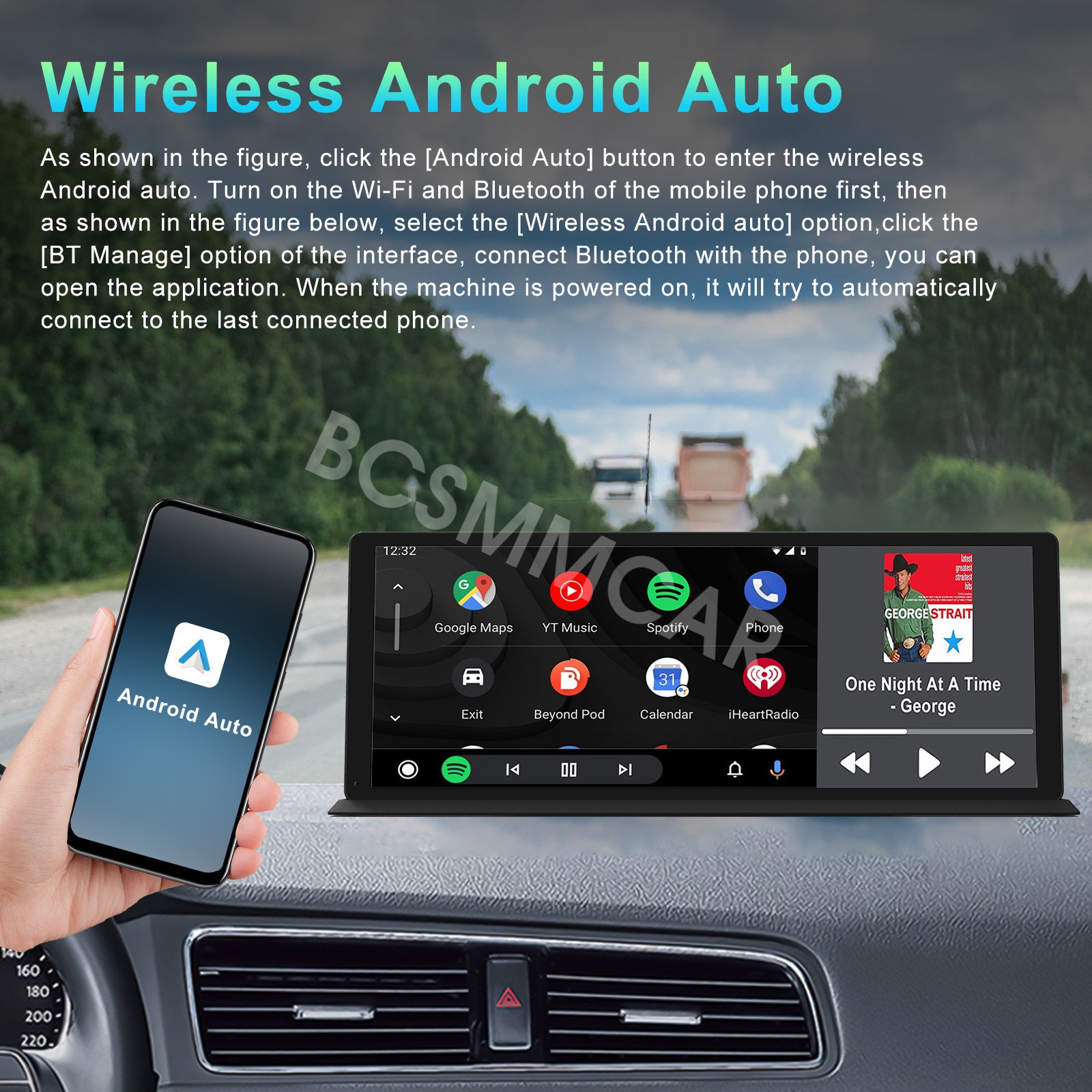 5K Dash Cam Car DVR Front Rear Camera Parking Monitor For Apple Carplay With Cam