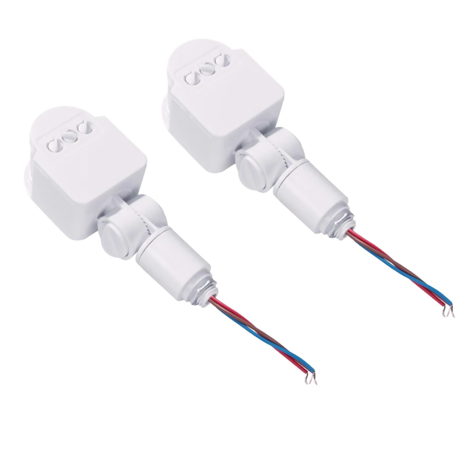 2pcs 180° PIR Motion Sensor Switch infrared wall mount switch 50/60Hz 110-240V