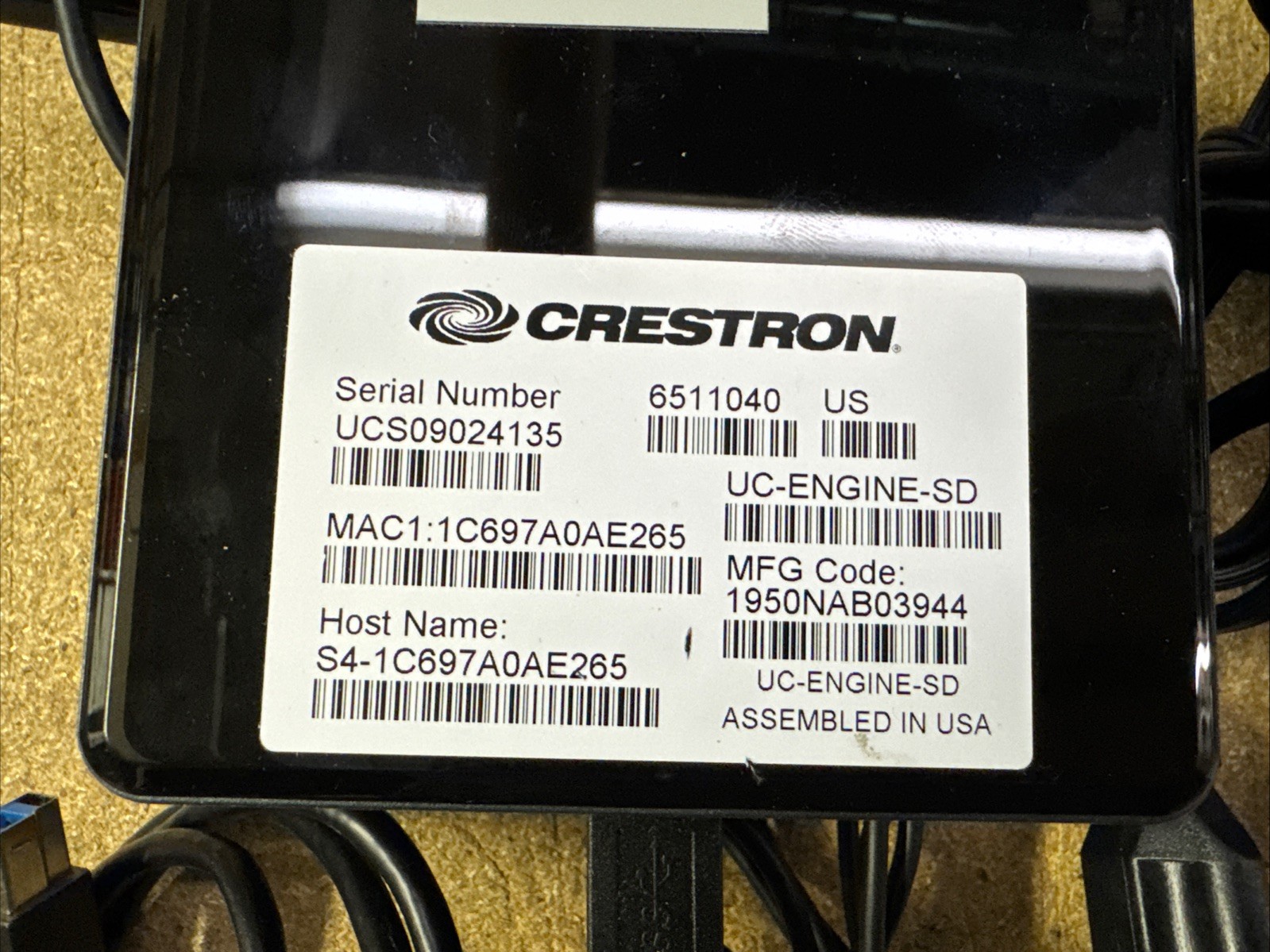 Crestron UC-ENGINE-SD 6511040 UC-Engine w/ HD-CONV0USB-200 & Power Supply